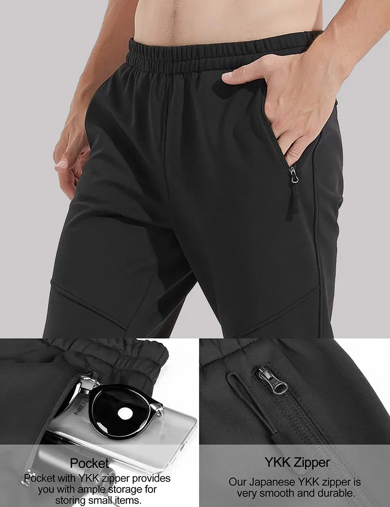Pantalon de cyclisme thermique en polaire pour homme "INBIKE - LM8635"