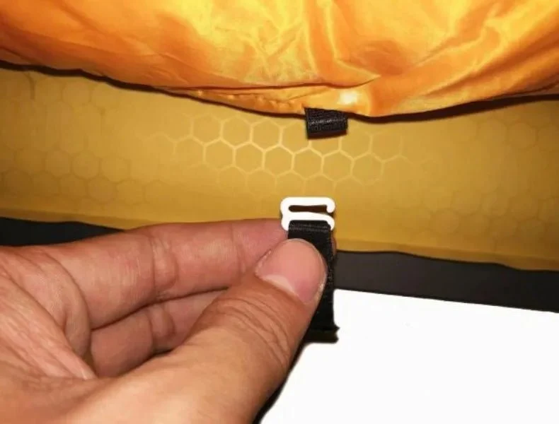 Sac de couchage en duvet d'oie blanc ultraléger en Nylon Ripstop DWR 20D à partir de 715g confort 5°C "Iceflame - SD Line"