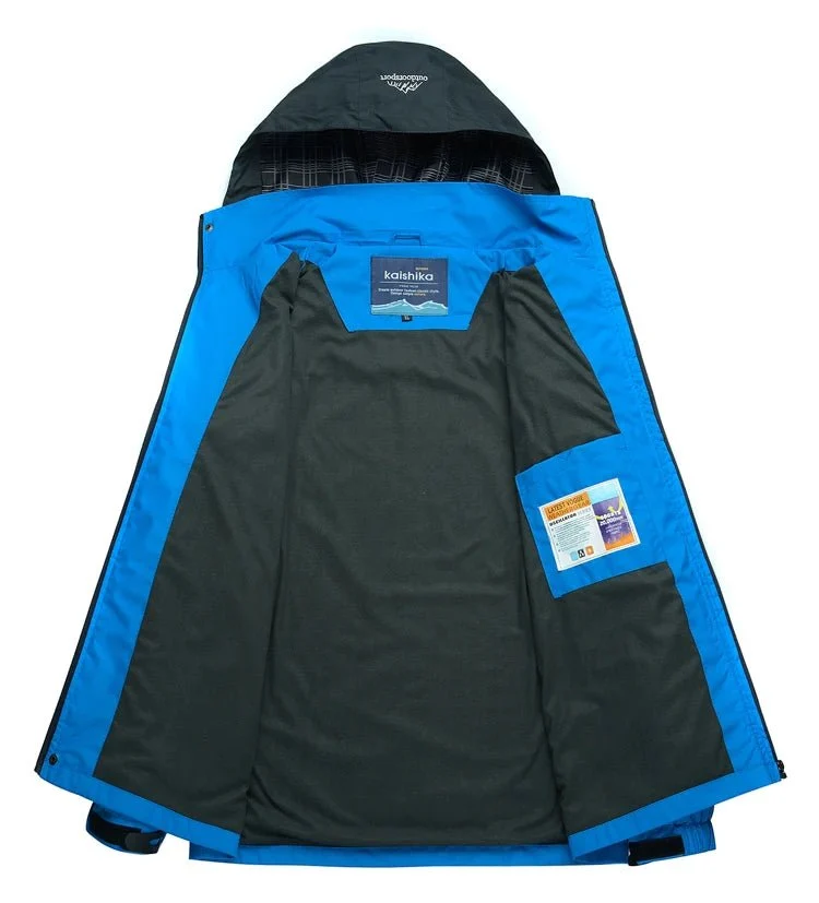 Veste de randonnée / Hardshell imperméable, coupe-vent pour homme 650g "TRVLWEGO - Outdoorsport"