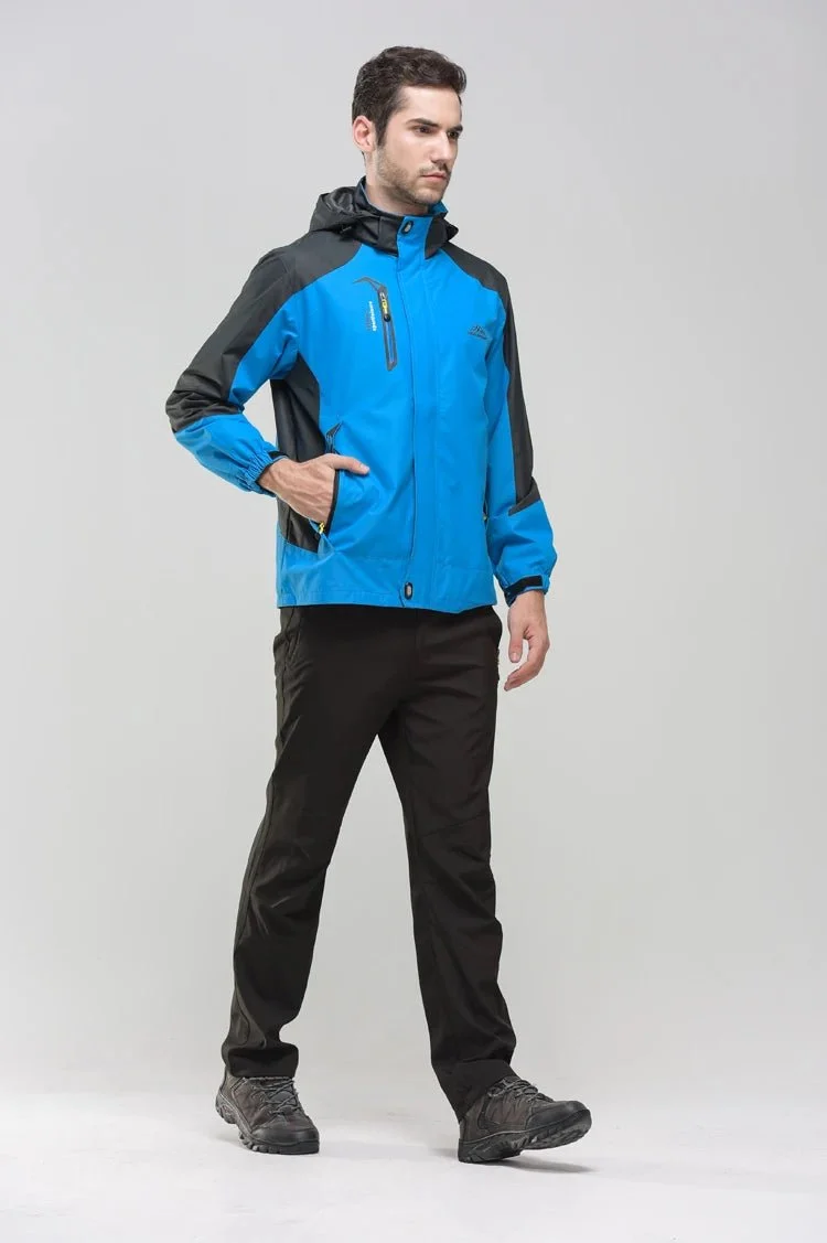 Veste de randonnée / Hardshell imperméable, coupe-vent pour homme 650g "TRVLWEGO - Outdoorsport"