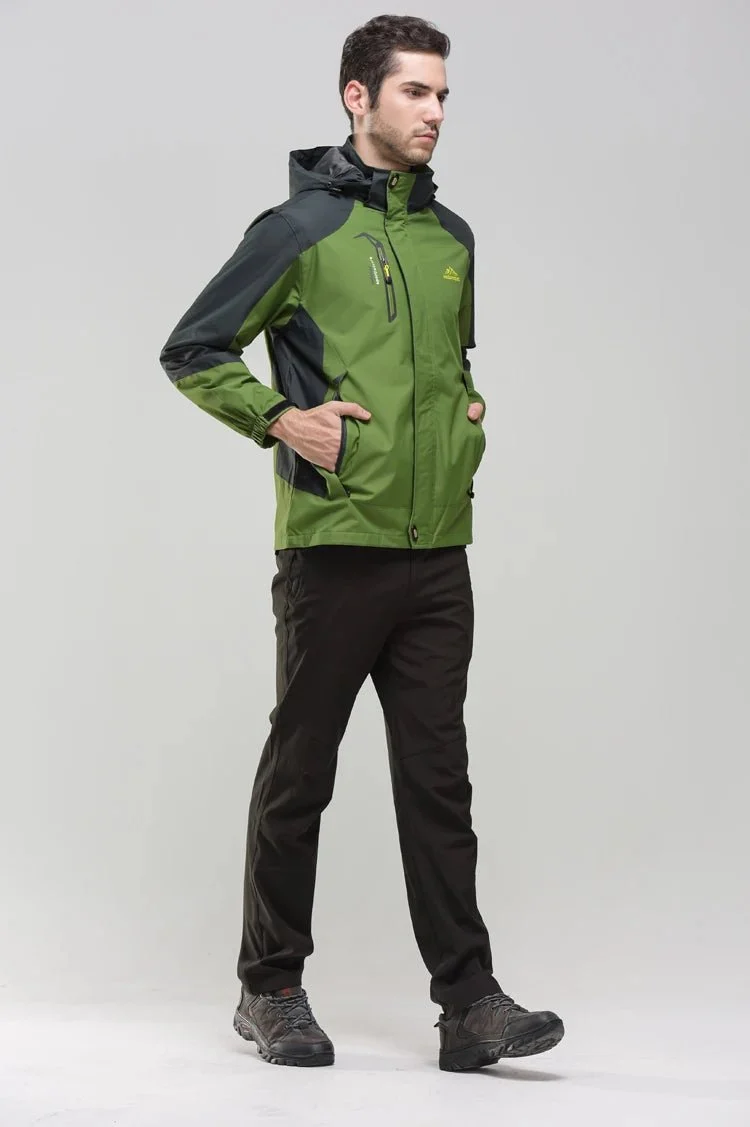 Veste de randonnée / Hardshell imperméable, coupe-vent pour homme 650g "TRVLWEGO - Outdoorsport"