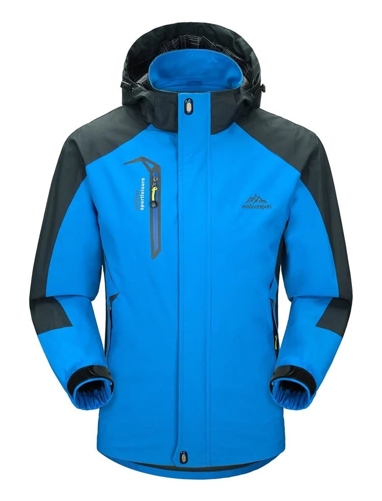 Veste de randonnée / Hardshell imperméable, coupe-vent pour homme 650g "TRVLWEGO - Outdoorsport"