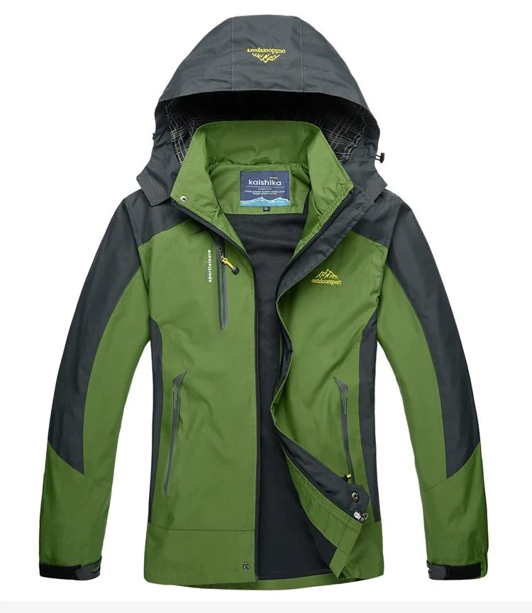 Veste de randonnée / Hardshell imperméable, coupe-vent pour homme 650g "TRVLWEGO - Outdoorsport"