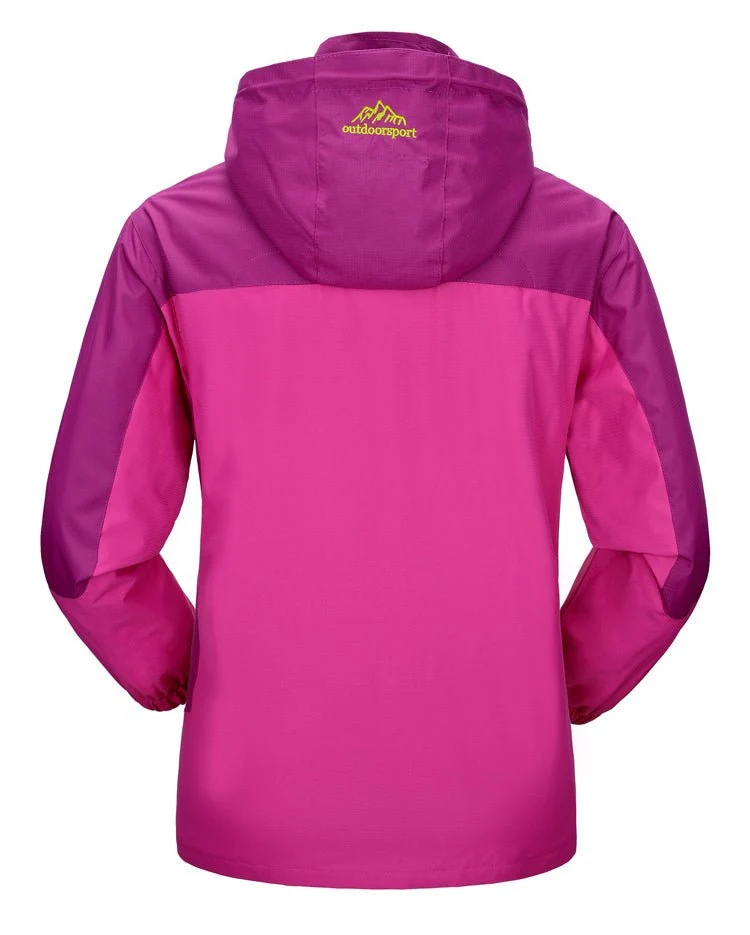 Veste de randonnée / Hardshell imperméable, coupe-vent pour femme 650g "TRVLWEGO - Outdoorsport"
