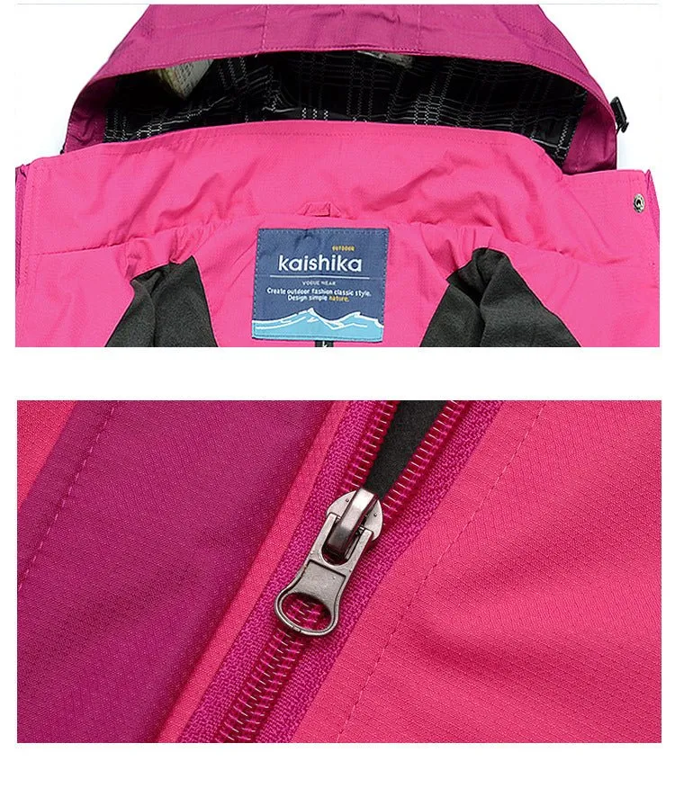 Veste de randonnée / Hardshell imperméable, coupe-vent pour femme 650g "TRVLWEGO - Outdoorsport"
