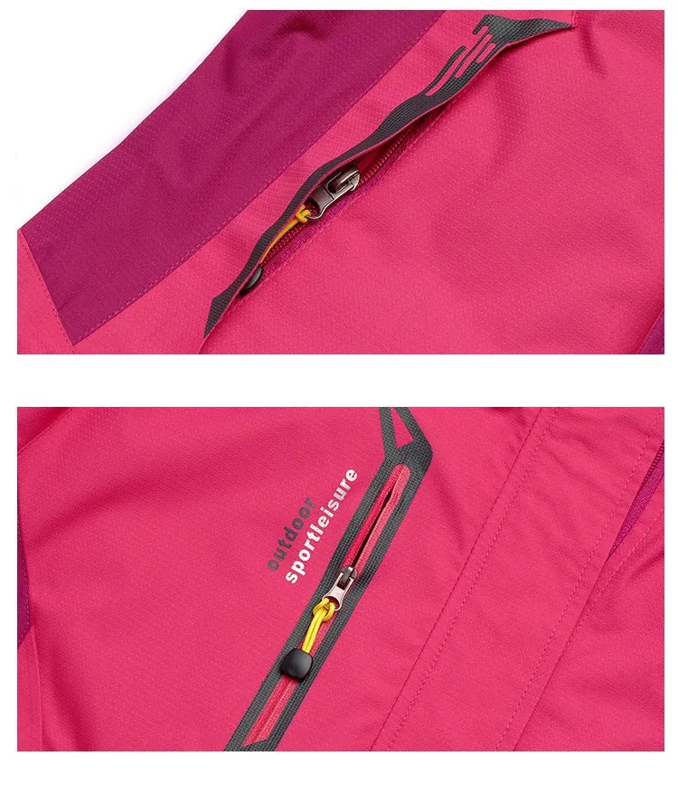Veste de randonnée / Hardshell imperméable, coupe-vent pour femme 650g "TRVLWEGO - Outdoorsport"