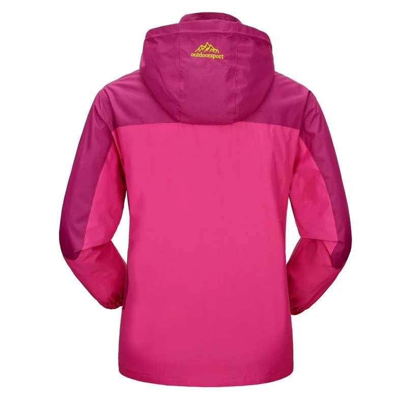 Veste de randonnée / Hardshell imperméable, coupe-vent pour femme 650g "TRVLWEGO - Outdoorsport"