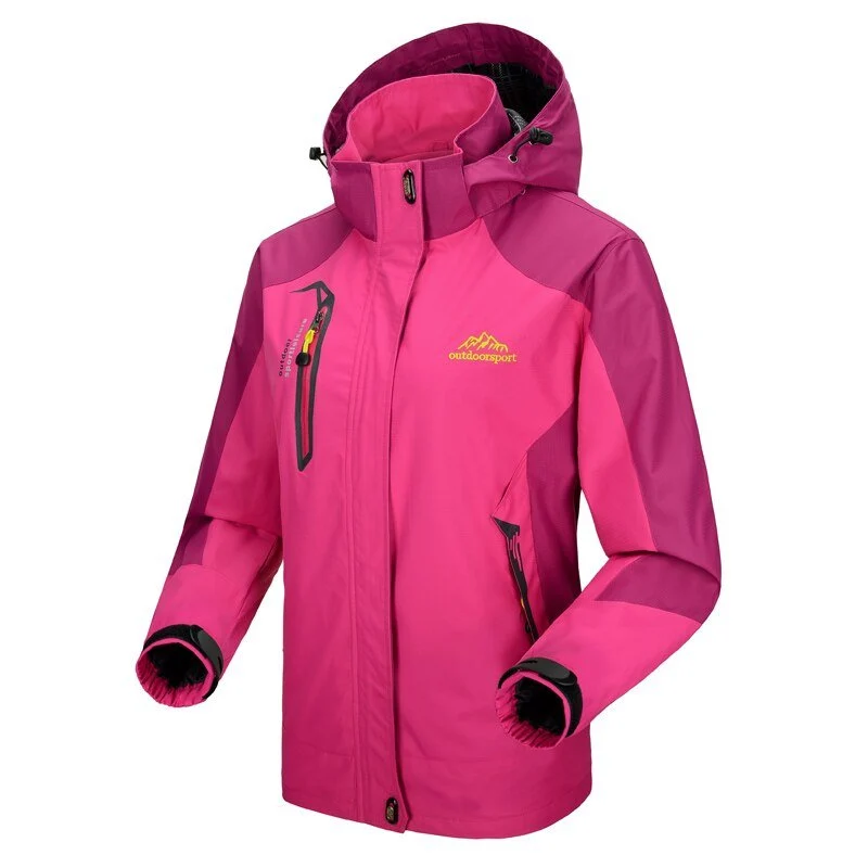 Veste de randonnée / Hardshell imperméable, coupe-vent pour femme 650g "TRVLWEGO - Outdoorsport"
