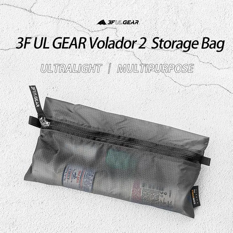 Pochette de rangement / trousse de toilette polyvalente et ultralégere 10g "3F UL GEAR - Volador 2"