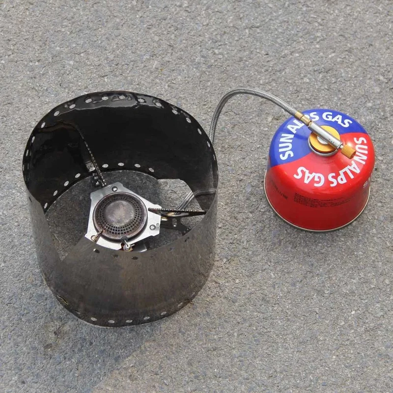 Pare-vent pour réchaud de camping en titane 17g "Xbees - Wind"