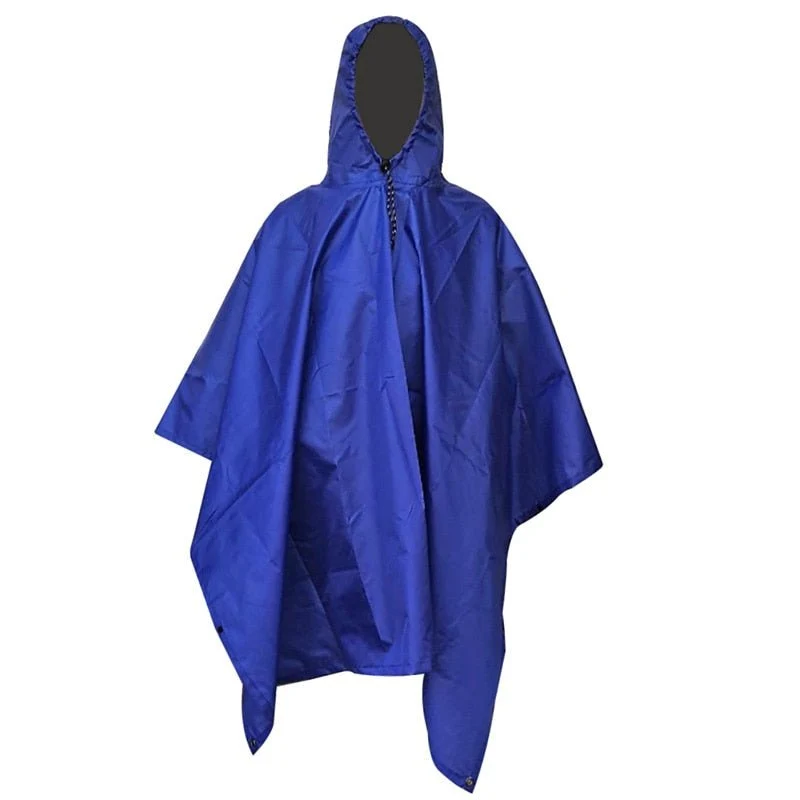 Poncho 3 en 1 imperméable en nylon ripstop "Raincoat"