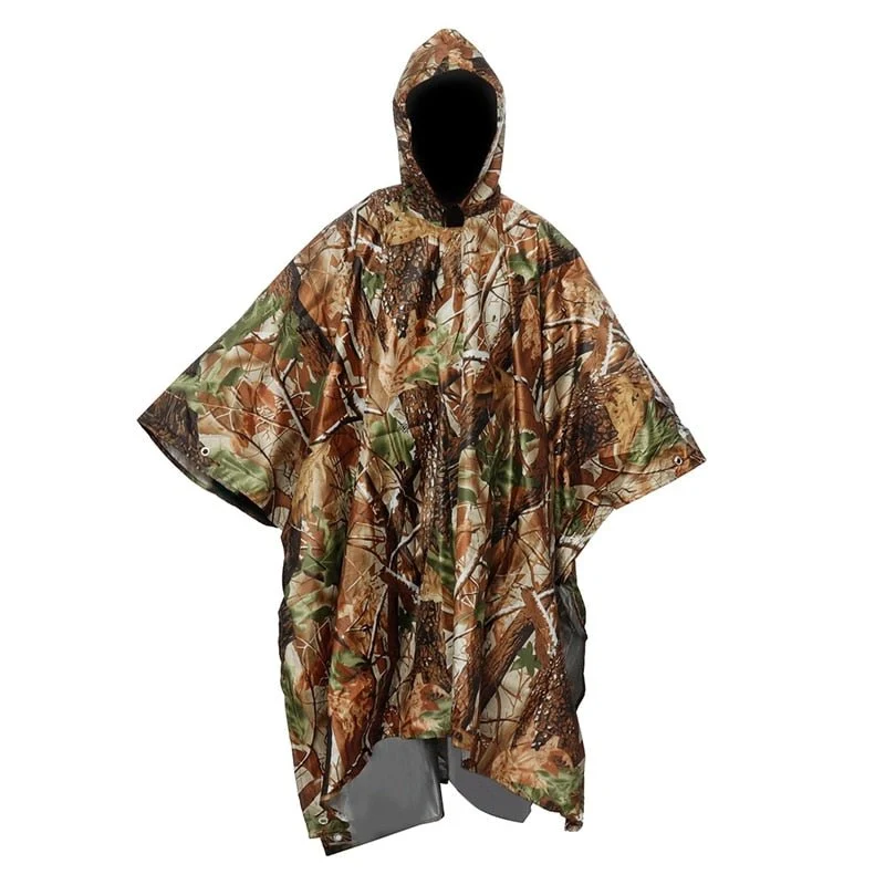 Poncho 3 en 1 imperméable en nylon ripstop "Raincoat"