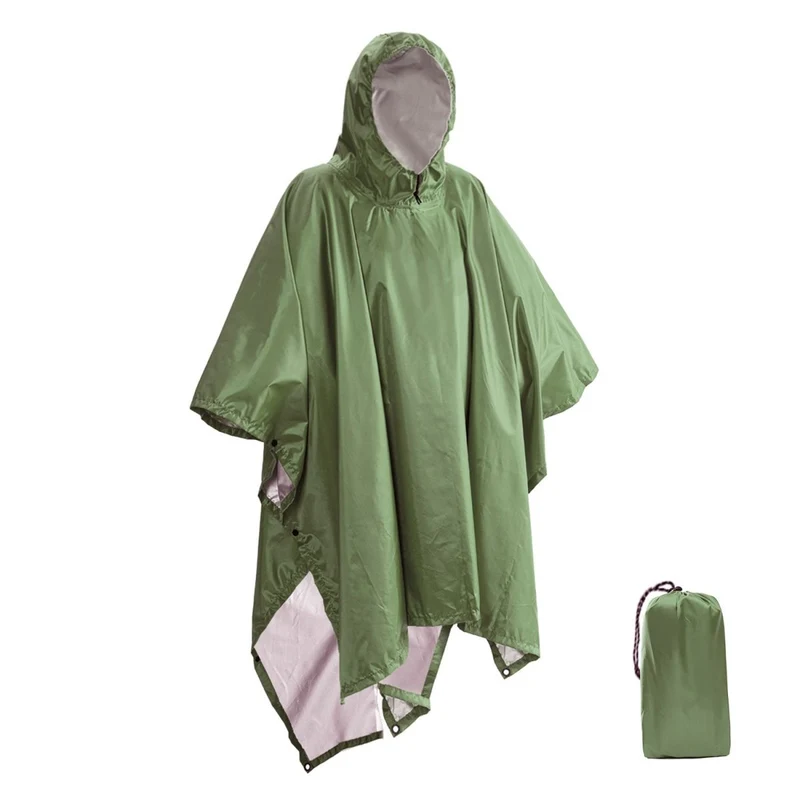 Poncho de pluie multifonctions 3 en 1 (tarp, auvent) "Tomshoo - TLM181"