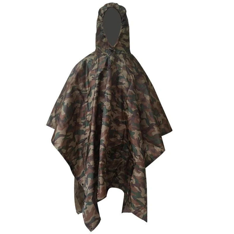 Poncho de pluie multifonctions 3 en 1 (tarp, auvent) "Tomshoo - TLM181"
