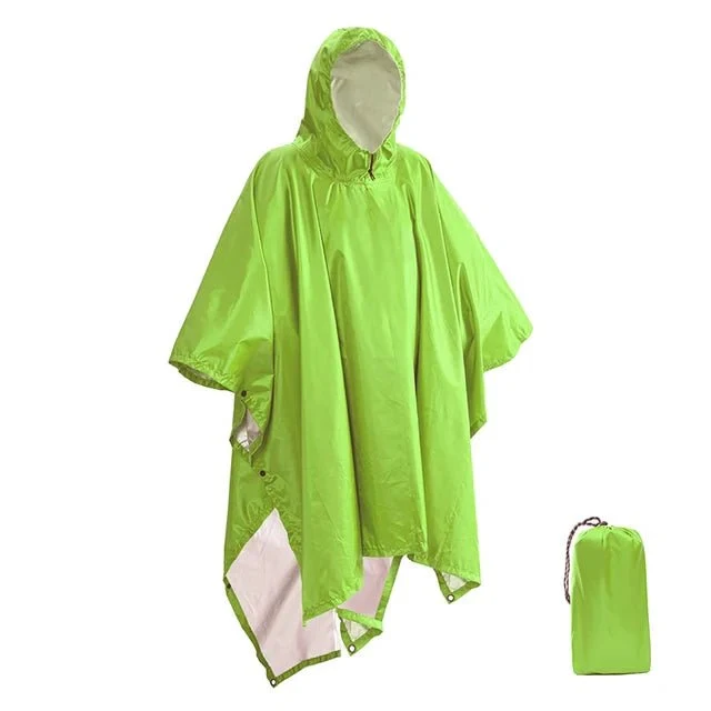 Poncho de pluie multifonctions 3 en 1 (tarp, auvent) "Tomshoo - TLM181"