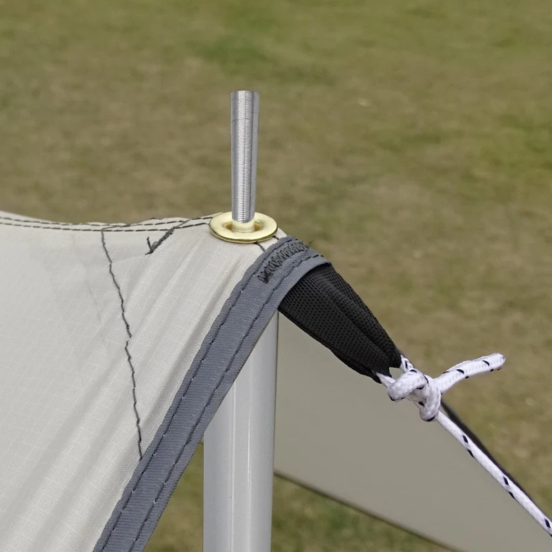 Barres de support de tente en aluminium réglables avec sac de rangement "HideWalker"