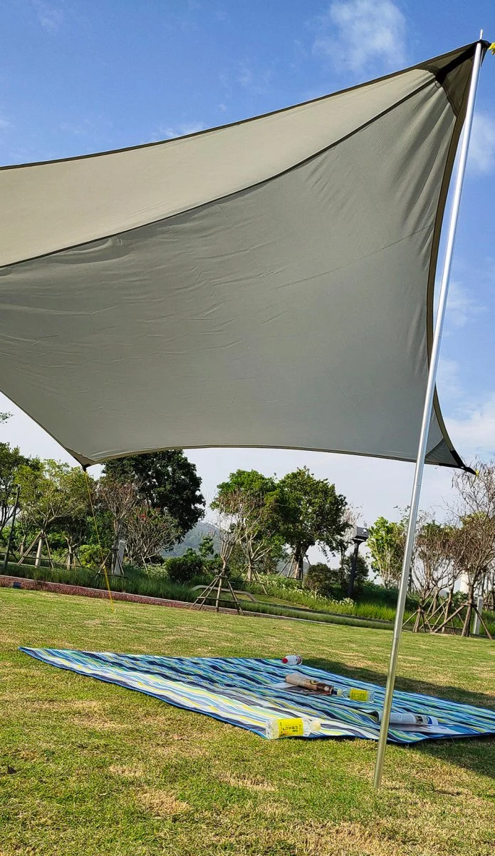 Barres de support de tente en aluminium réglables avec sac de rangement "HideWalker"