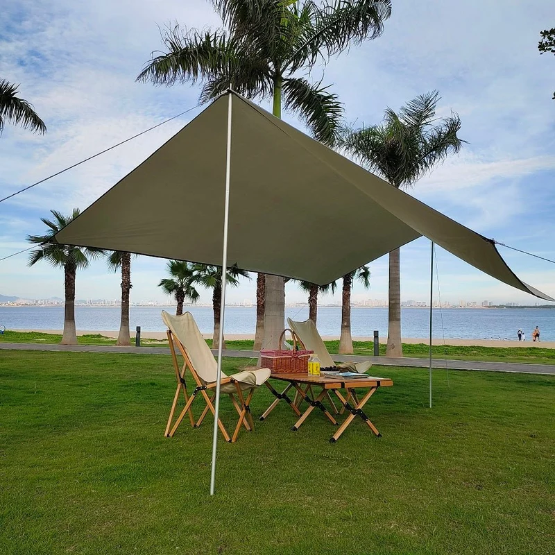 Barres de support de tente en aluminium réglables avec sac de rangement "HideWalker"