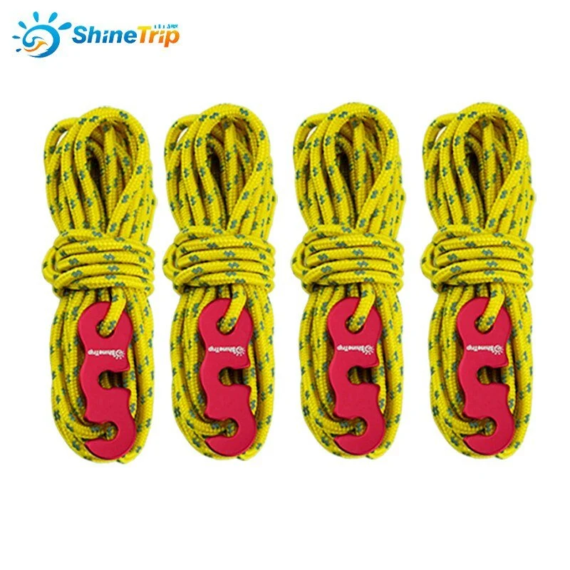 Corde à vent réfléchissante 4x4m 3mm "HONEVER - ShineTrip"