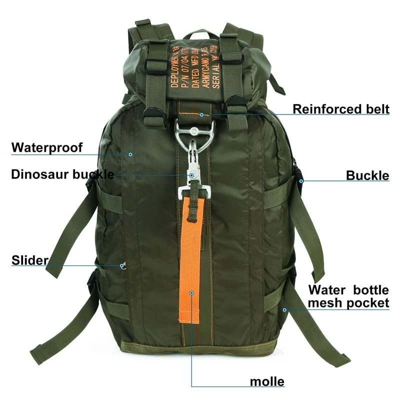 Sac à dos tactique / parachutisme léger en Nylon imperméable 30L "Greencity - LQ13159"