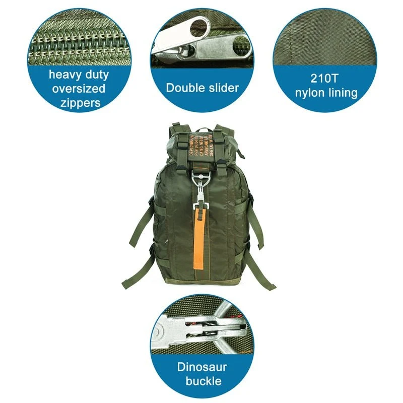 Sac à dos tactique / parachutisme léger en Nylon imperméable 30L "Greencity - LQ13159"