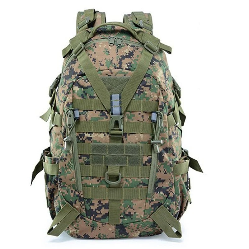 Sac à dos militaire tactique avec bandes réfléchissantes 40L "Scione - Backapcak outdoor"