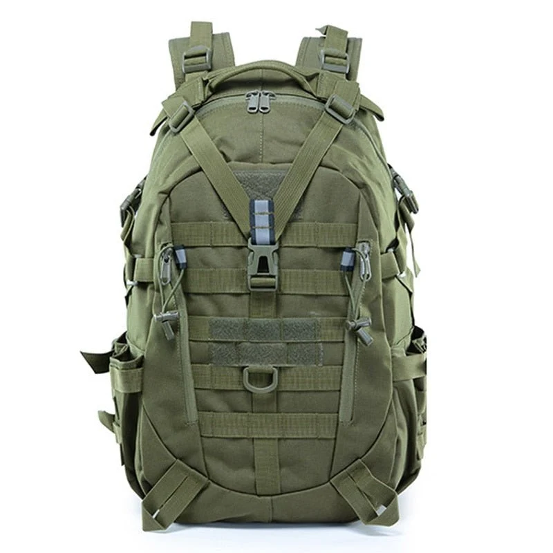 Sac à dos militaire tactique avec bandes réfléchissantes 40L "Scione - Backapcak outdoor"