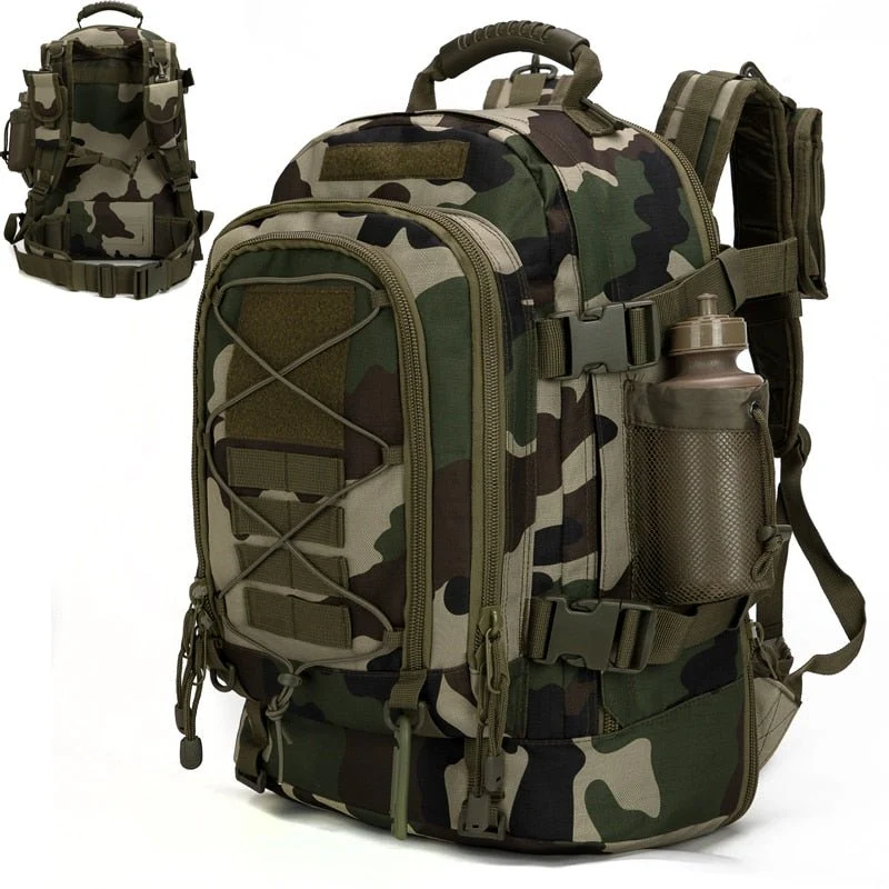 Sac à dos militaire tactique 60L avec passant MOLLE "LQArmy - LQ Tactical series"