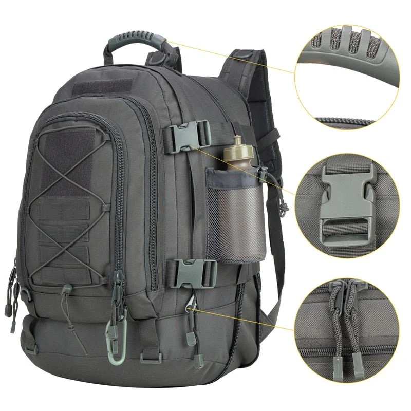 Sac à dos militaire tactique 60L avec passant MOLLE "LQArmy - LQ Tactical series"