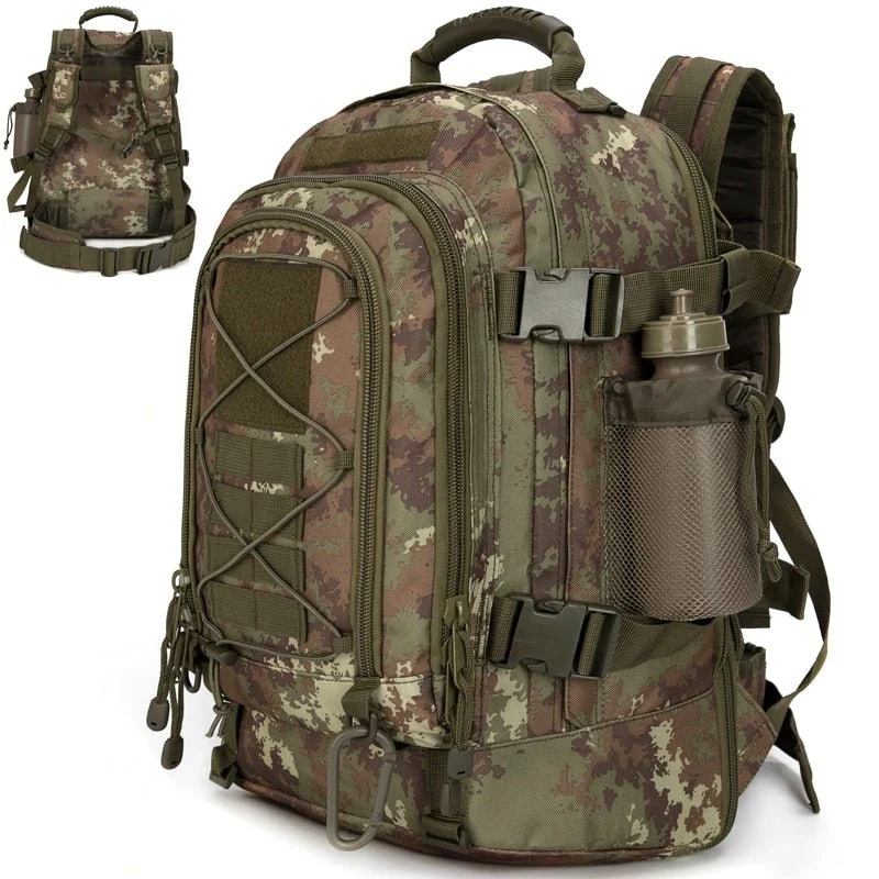 Sac à dos militaire tactique 60L avec passant MOLLE "LQArmy - LQ Tactical series"