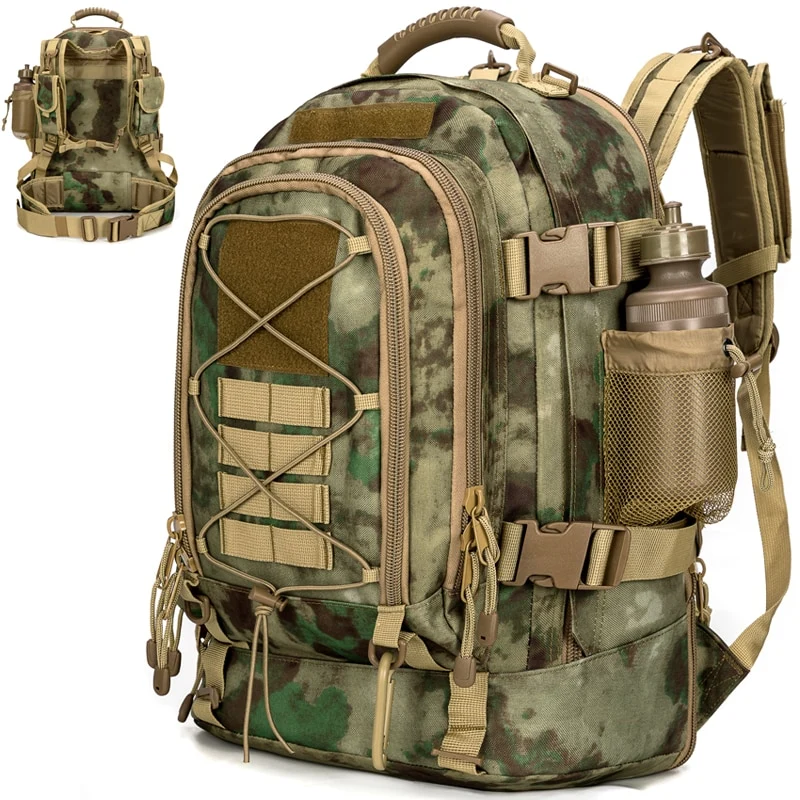 Sac à dos militaire tactique 60L avec passant MOLLE "LQArmy - LQ Tactical series"