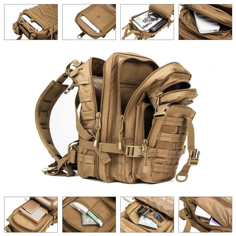 Sac à dos tactique en Nylon 1000D 30L "LQARMY - Tactical bagpack"