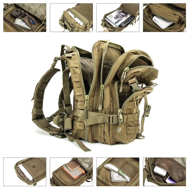 Sac à dos tactique en Nylon 1000D 30L "LQARMY - Tactical bagpack"