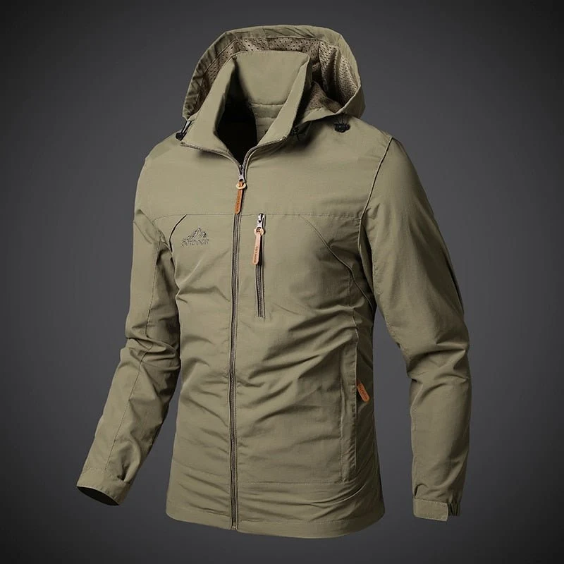 Veste de randonnée / trekking imperméable et respirante à capuche amovible "LNGXO – Outdoor"