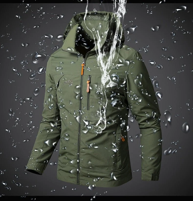 Veste de randonnée / trekking imperméable et respirante à capuche amovible "LNGXO – Outdoor"