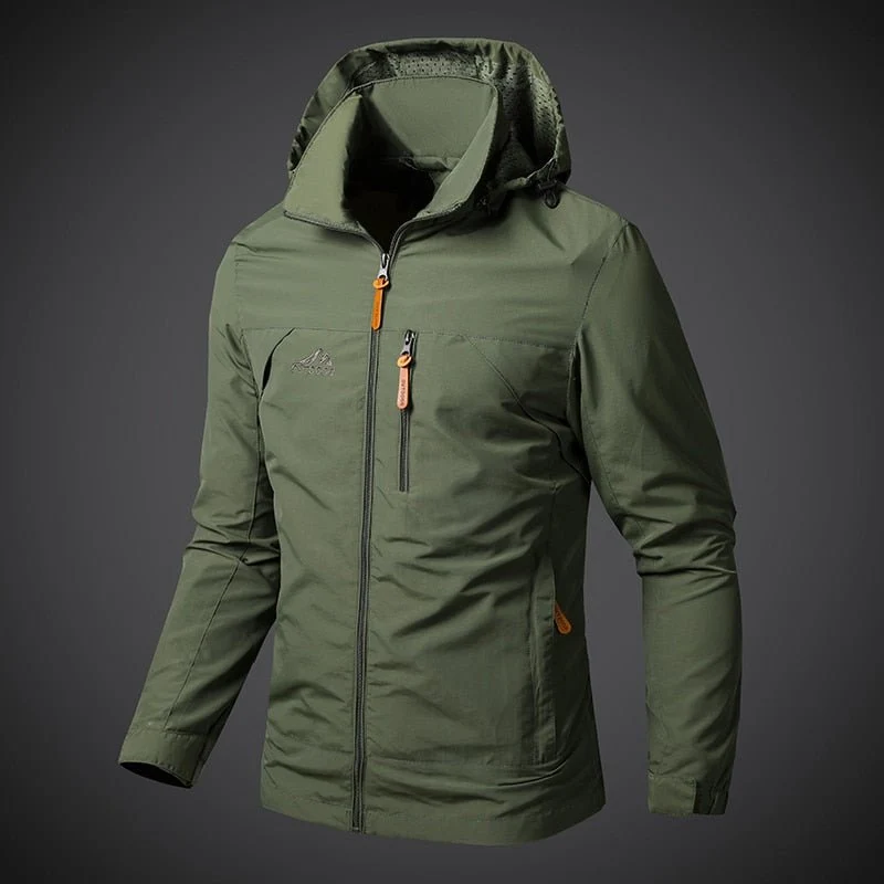 Veste de randonnée / trekking imperméable et respirante à capuche amovible "LNGXO – Outdoor"