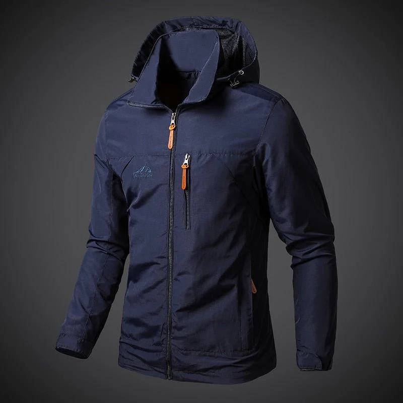 Veste de randonnée / trekking imperméable et respirante à capuche amovible "LNGXO – Outdoor"