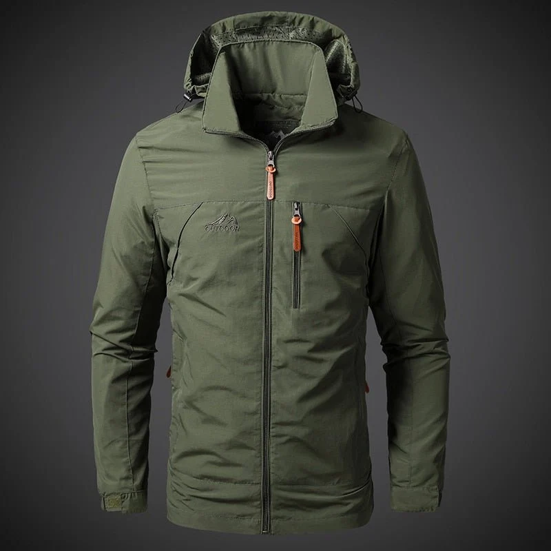 Veste de randonnée / trekking imperméable et respirante à capuche amovible "LNGXO – Outdoor"