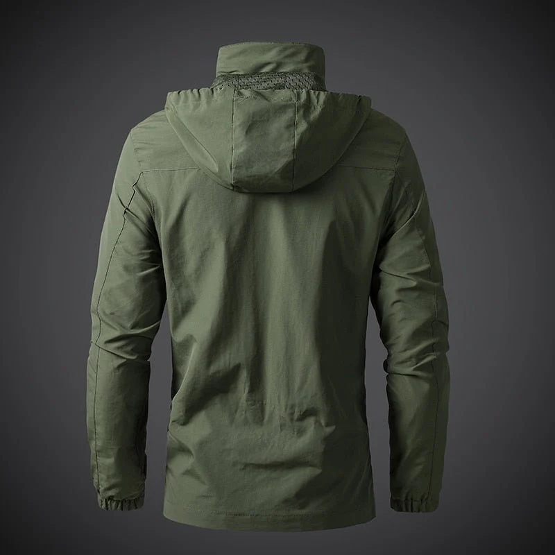 Veste de randonnée / trekking imperméable et respirante à capuche amovible "LNGXO – Outdoor"