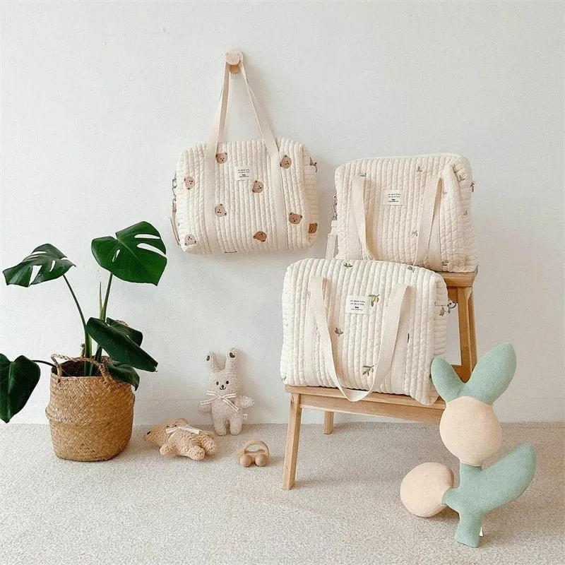 Sac de bagage en coton pour bébé "Facejoyous - Cute"