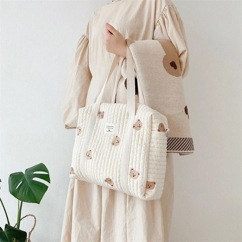 Sac de bagage en coton pour bébé "Facejoyous - Cute"