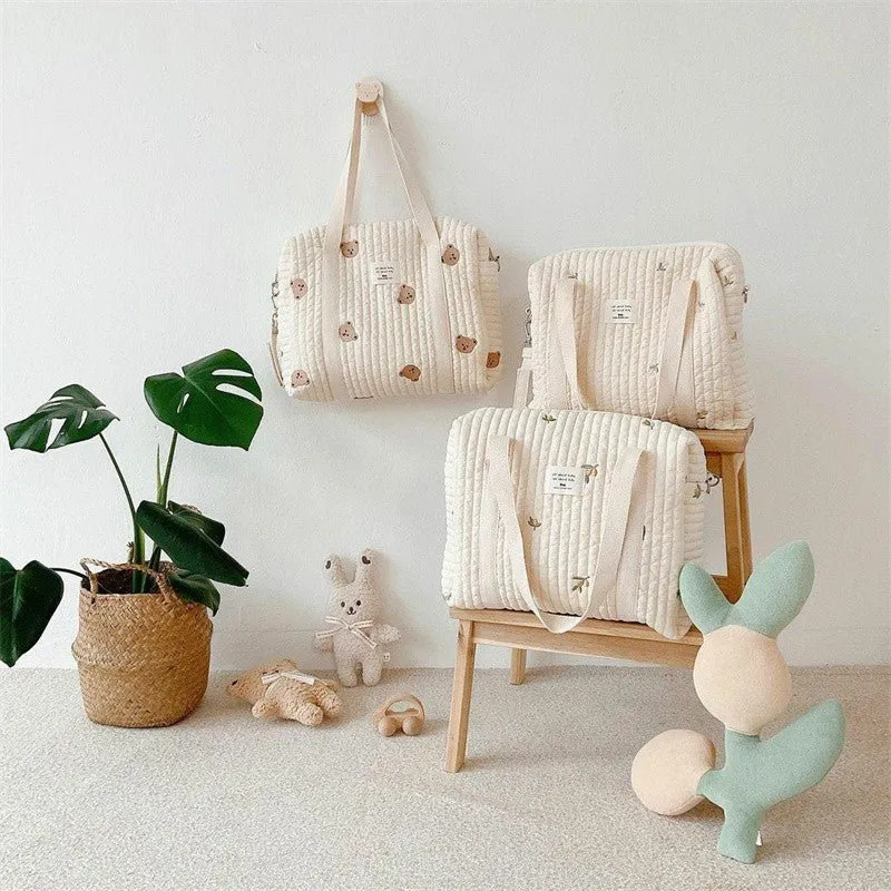 Sac de bagage en coton pour bébé "Facejoyous - Cute"