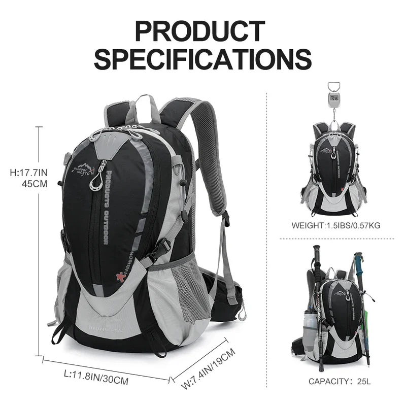 Sac à dos de randonnée de 25L à partir de 715g "Outdoor Inoxto - Hiking 441B"