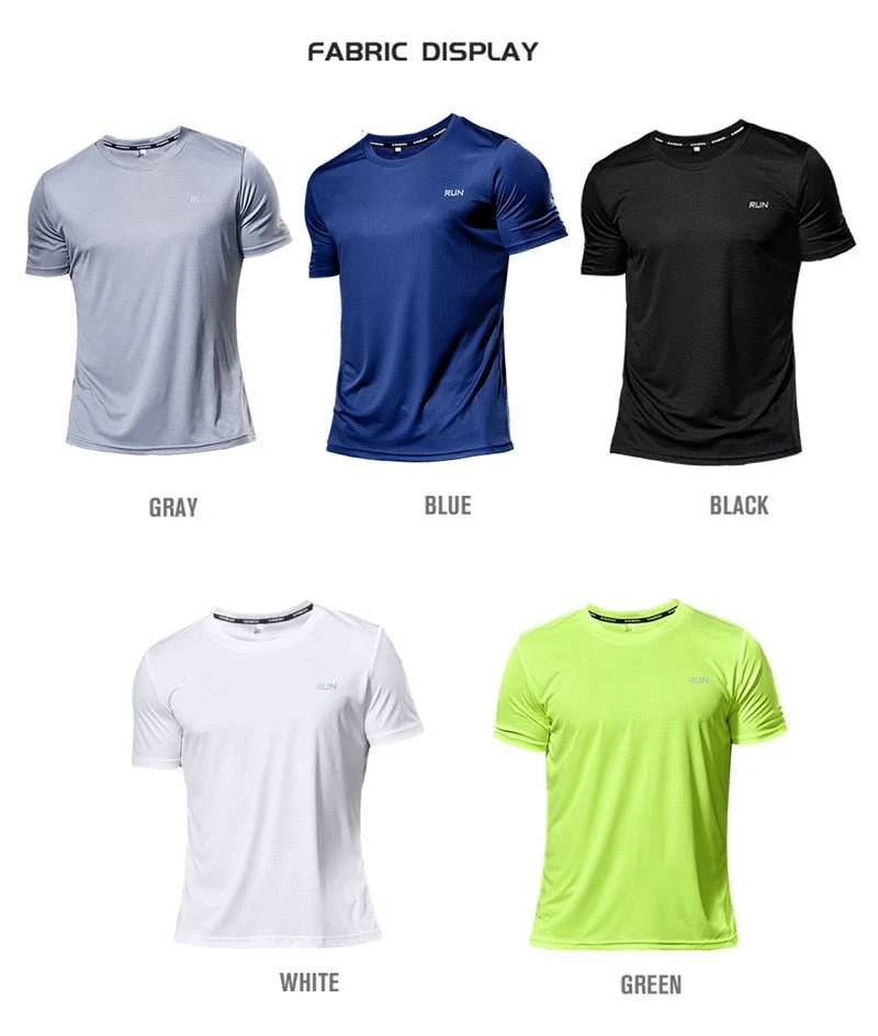 T-shirt en polyester à séchage rapide pour homme "GN Sports - Run"