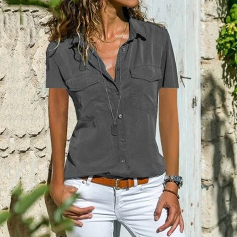 Chemisier à manches courtes pour femme "EverLove - Attraction"