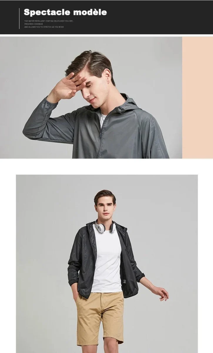 Veste coupe-vent hydrofuge ultraléger UPF50+ 120g "LNGXO - Ul-light Jacket"