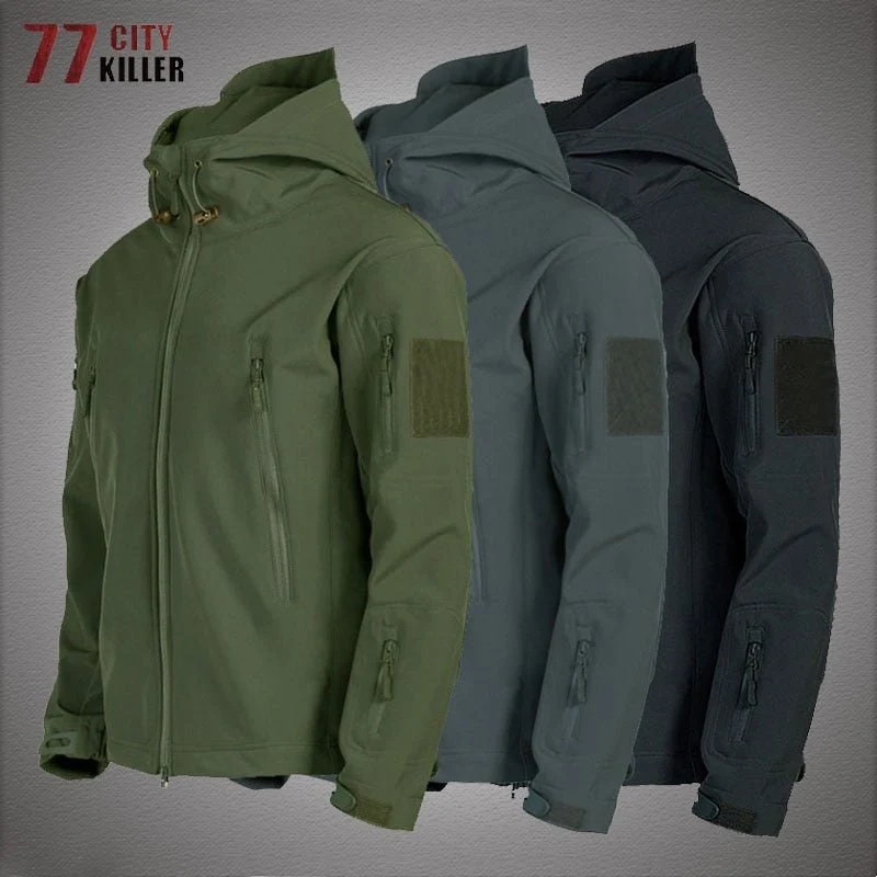 Veste tactique / coupe-vent imperméable pour homme "City Killer - Bomber"