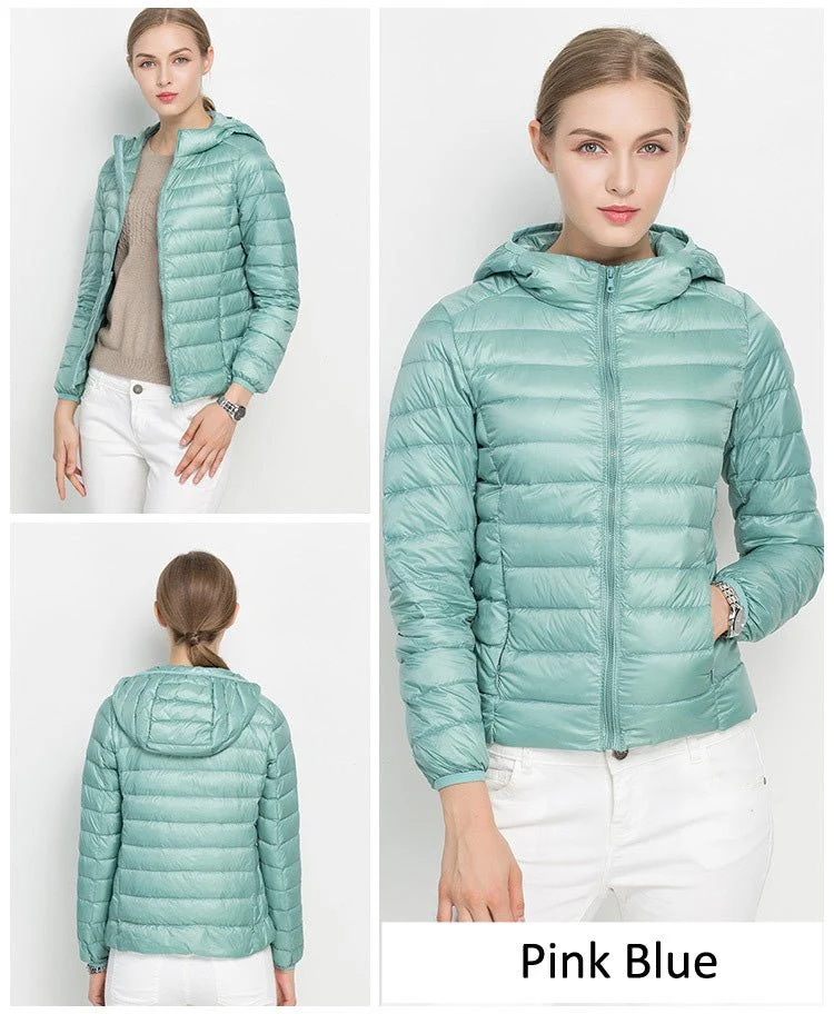 Doudoune ultra-légere à 90% de duvet de canard blanc 300g "Wygidne - lehtia"