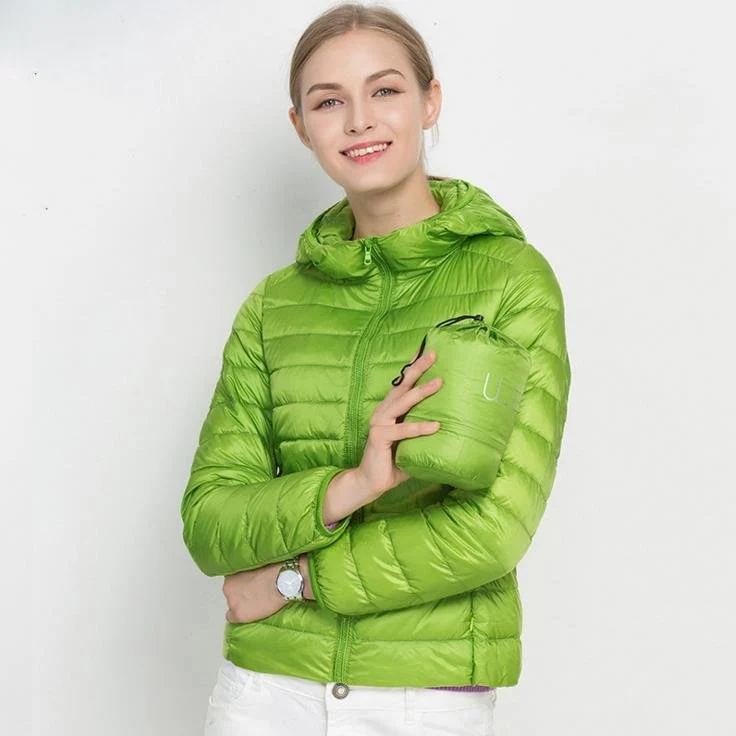 Doudoune ultra-légere à 90% de duvet de canard blanc 300g "Wygidne - lehtia"