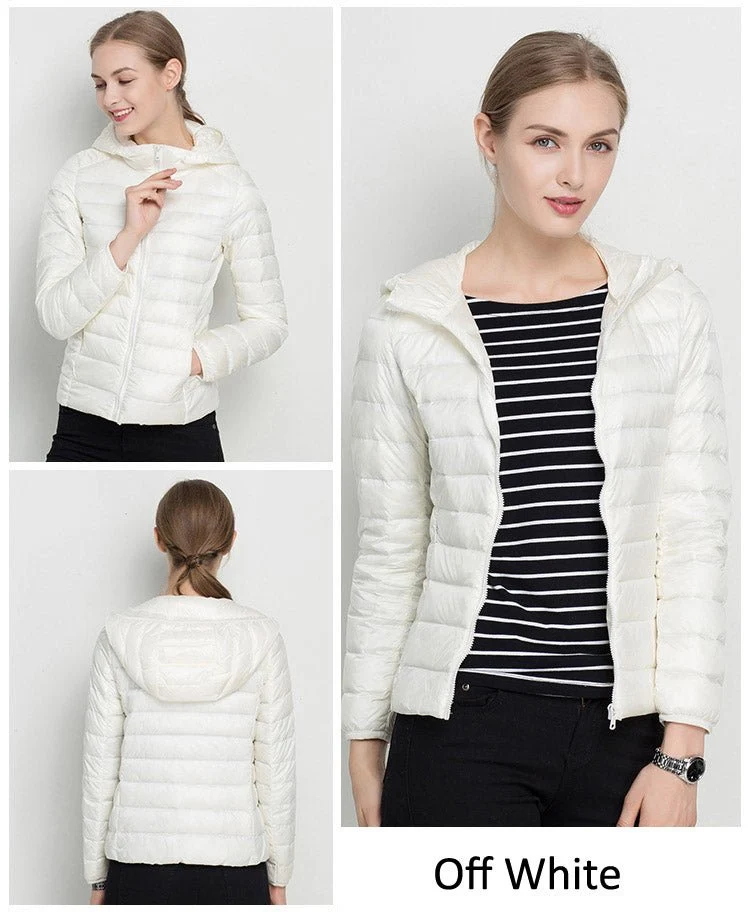 Doudoune ultra-légere à 90% de duvet de canard blanc 300g "Wygidne - lehtia"